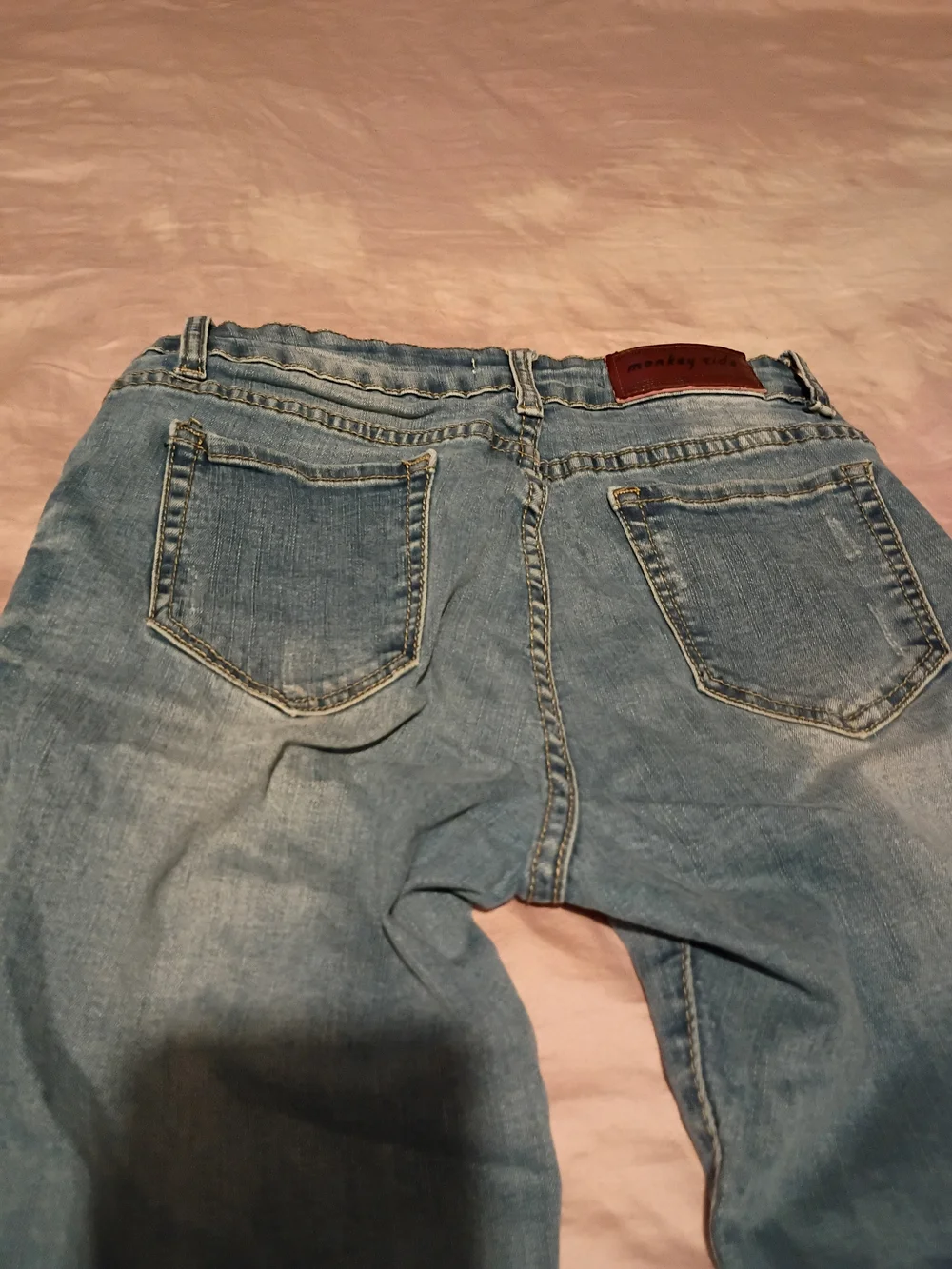 Blue Distressed Women’s Jeans